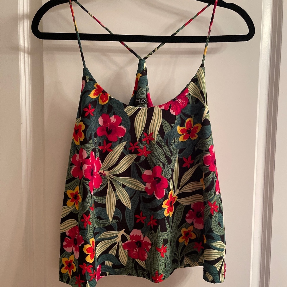 Floral tank top